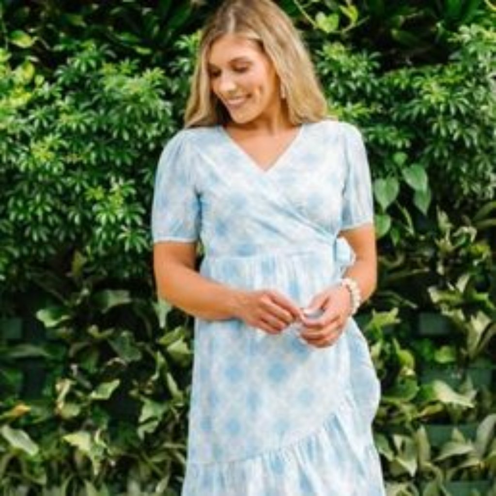 Michelle Mcdowell Dainty Daysblueasher Dress Size: Small ($87.00)